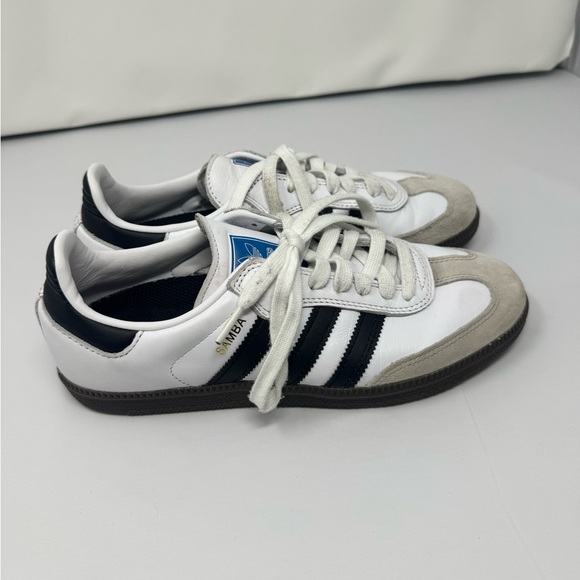 Adidas Originals SAMBA SPORTS SHOES White Black 7 men’s - Picture 4 of 9